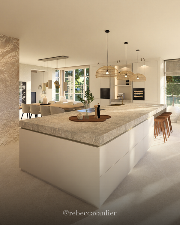 Realistisch 3D Interieur