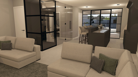 luxe,appartement,3d