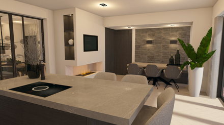 particulier,villa,3d,interieur,hotel,chique