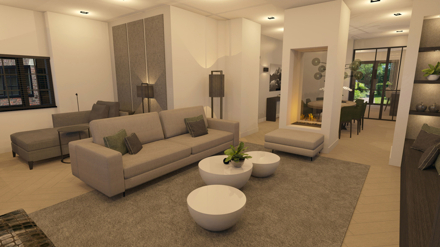 particulier,villa,3d,interieur,hotel,chique