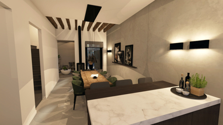 particulier,woonhuis,3d,interieur