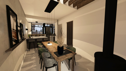 particulier,woonhuis,3d,interieur