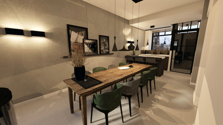 particulier,woonhuis,3d,interieur
