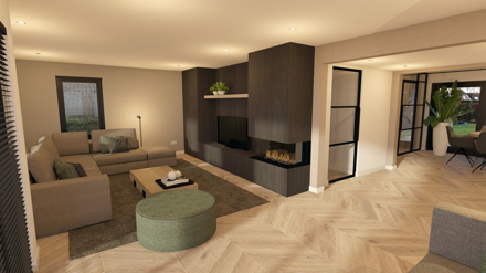 particulier,woonhuis,3d,interieur