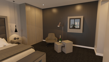 hotelkamer,3d,visual