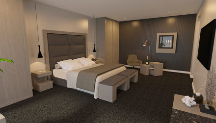 hotelkamer,3d,visual