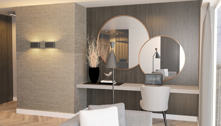 luxe,slaapkamer,3d