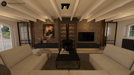 woonboerderij,hotel,chique,3d,ontwerp,interieur