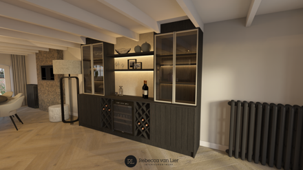 woonboerderij,hotel,chique,3d,ontwerp,interieur