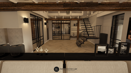 woonboerderij,hotel,chique,3d,ontwerp,interieur