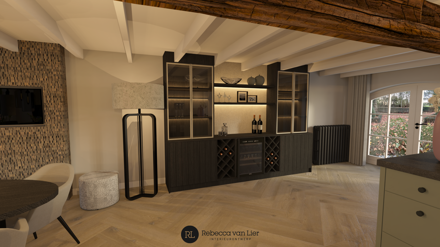 woonboerderij,hotel,chique,3d,ontwerp,interieur