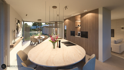 Ingetogen natuurlijk interieur