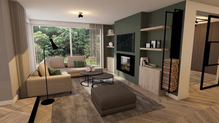 particulier,woonhuis,3d,interieur