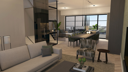 particulier,woonhuis,luxe,3d,interieur,plattegrond,raamsdonksveer