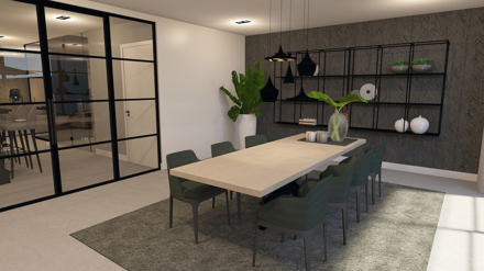 particulier,woonhuis,luxe,3d,interieur,plattegrond,raamsdonksveer