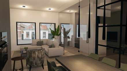 particulier,woonhuis,luxe,3d,interieur,plattegrond,raamsdonksveer