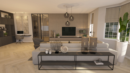 particulier,woonhuis,3d,interieur,industrieel