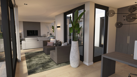 luxe,bungalow,hotel,chique,ontwerp