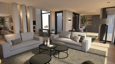 luxe,bungalow,hotel,chique,ontwerp