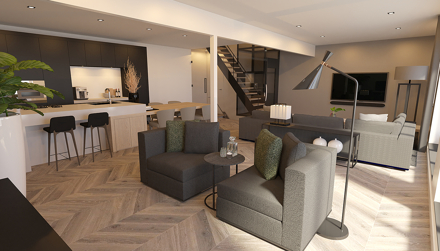 luxe,loft,3d,visual