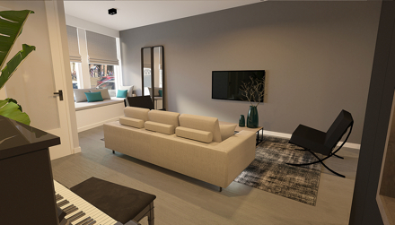 luxe,appartement,3d,visual