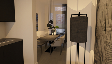 luxe,appartement,3d,visual